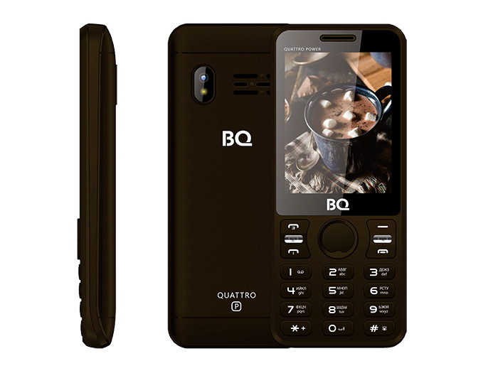 

Мобильный телефон BQ-2812 Quattro Power Brown