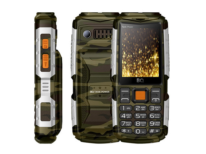 

Мобильный телефон BQ BQ-2430 Camouflage/silver 32 Mb/32 Mb/2.4" (240 x 320)/DualSim/BT