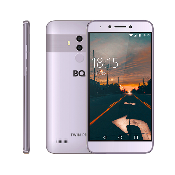 

Смартфон BQ-5517L Twin Pro Серый MediaTek MT6750 (1.5)/32 Gb/4 Gb/5.5" (1920x1080)/DualSim/3G/4G/BT/Android 8.1