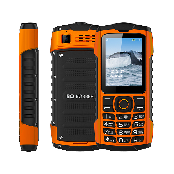 

Мобильный телефон BQ-2439 Bobber Orange 32MB / 32MB / 2.4" 240x320 / 2Sim / 2G / BT / 0.08Mp