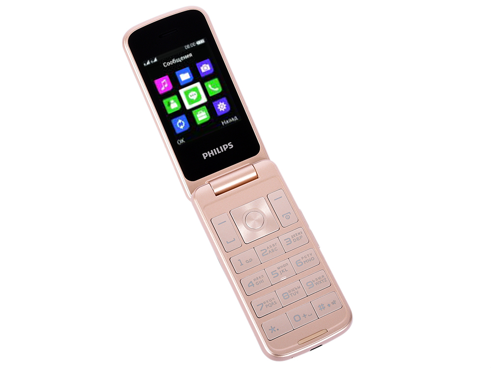 Мобильный телефон Philips E255 черный 2.4"