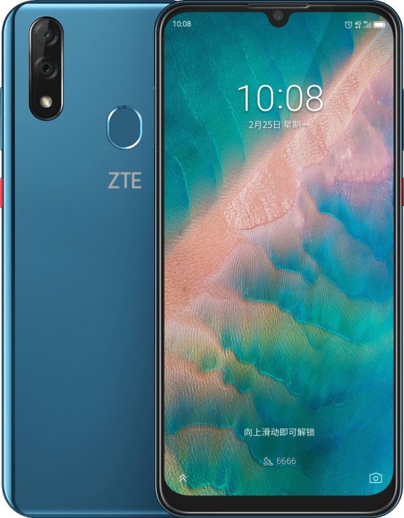 

Смартфон ZTE Blade V10 (4+64) BLUE TOPAZ Blue MediaTek Helio P60 (2.1)/4 Gb/64 Gb/6.3" (2280 x 1080)/DualSim/LTE/NFC/BT/Android 9.0