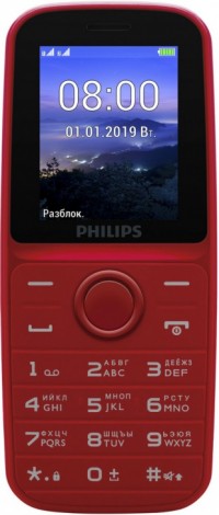 

Мобильный телефон Philips E109 Red 1.77" (128 x 160)/DualSim
