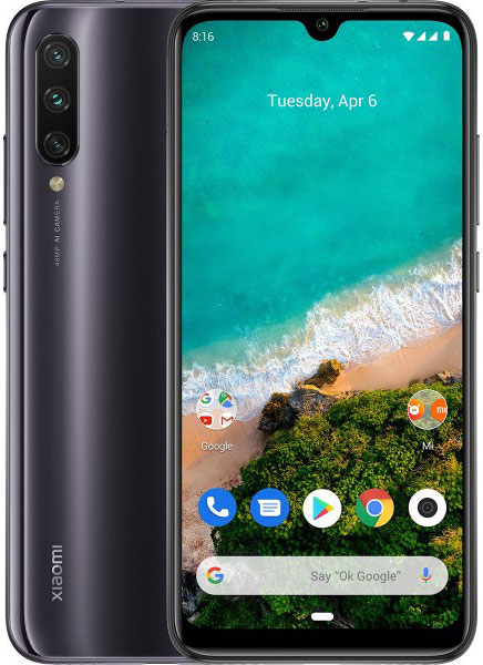 

Смартфон Xiaomi Mi A3 M1906F9SH Kind of Grey Qualcomm Snapdragon 665 (2.0)/4 Gb/64 Gb/6.088" (1560 x 720)/DualSim/LTE/BT/Android 9.0