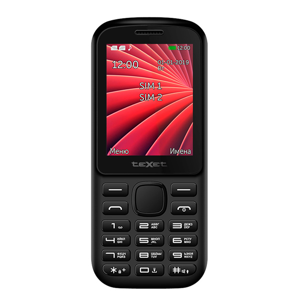

Мобильный телефон Texet TM-218 Black 2.4" (320 x 240)/DualSim/BT
