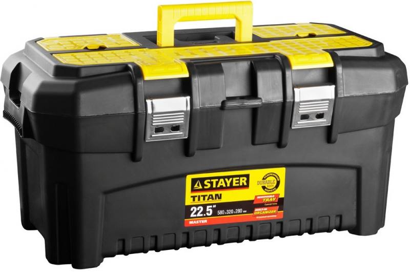 

Ящик для инструмента Stayer Master 22" пластиковый 38016-22