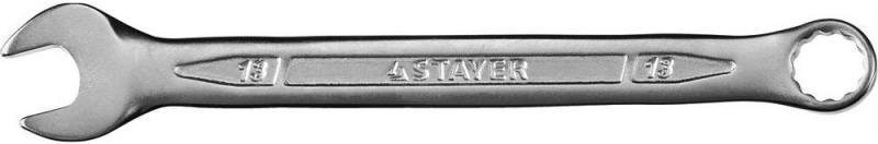 

Ключ Stayer Profi гаечный комбинированный Cr-V сталь хромированный 13мм 27081-13