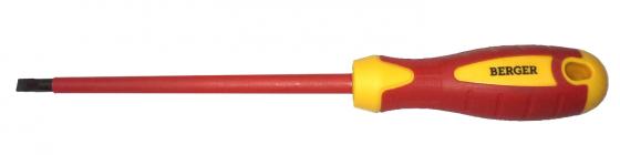

Отвертка BERGER BG1051 шлицевая 0.4x2.5x75мм диэлектрическая до 1000В