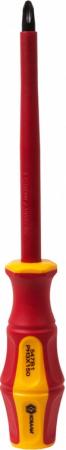 

Отвертка КОБАЛЬТ 646-515 диэлектрическая Ultra Grip PH-3 х 150мм CR-V, двухком.рукоятка 1шт подвес