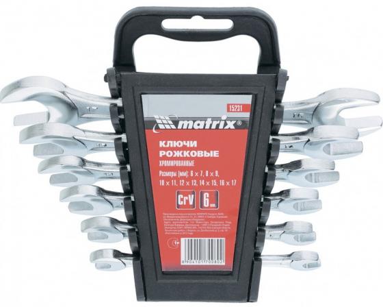

Набор рожковых ключей MATRIX 15231 (17 мм) 6 шт.