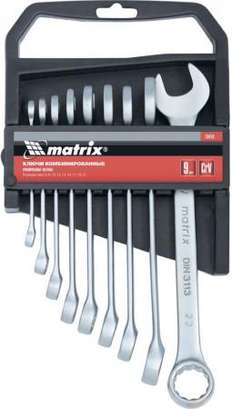 

Набор комбинированных ключей MATRIX 15410 (6 - 22 мм) 9 шт.
