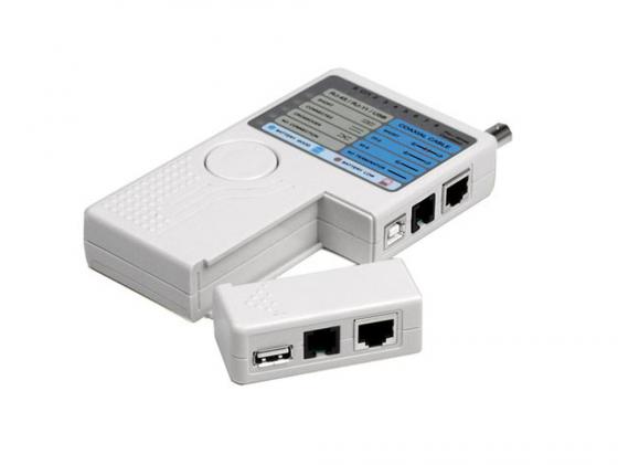 

Тестер Hyperline HL-NCTU для витой пары коаксиального телефонного кабеля и USB