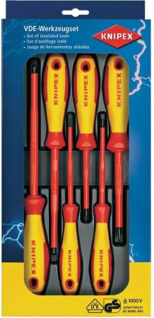 

Набор отверток KNIPEX KN-002012V01 6 предметов 610гр.