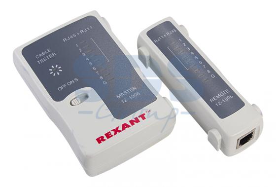 

Тестер Кабеля RJ-45+RJ-11 REXANT - 468