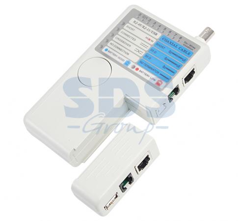 

Тестер Кабеля "универсальный" RJ-45+RJ-11+RJ-12+USB+BNC REXANT - 2468