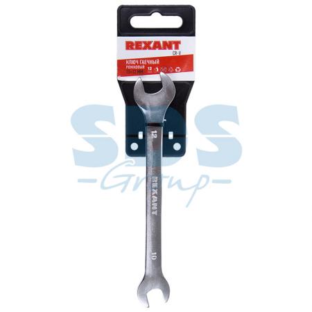 

Ключ гаечный рожковый 10 X 12 мм Rexant