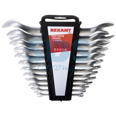 

Набор ключей рожковых 6-32 мм 12 предметов Rexant