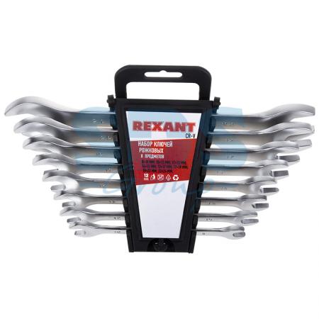 

Набор ключей рожковых 8-24 мм 8 предметов Rexant