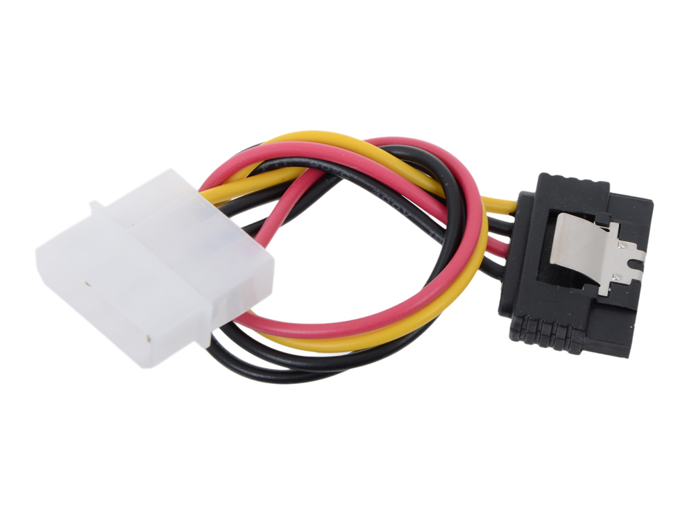 

Кабель питания SATA 3Cott SP-003 Molex(4pin, БП) - SATA, 15 см с металлической защелкой