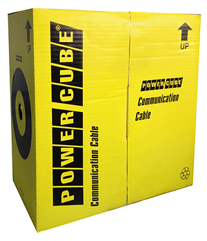 

Кабель UTP Power Cube кат5e МЕДЬ одножильный 2х2х0.51 мм, 305 м pullbox, серый (FLUKE TEST) PC-UPC-5002E-SO