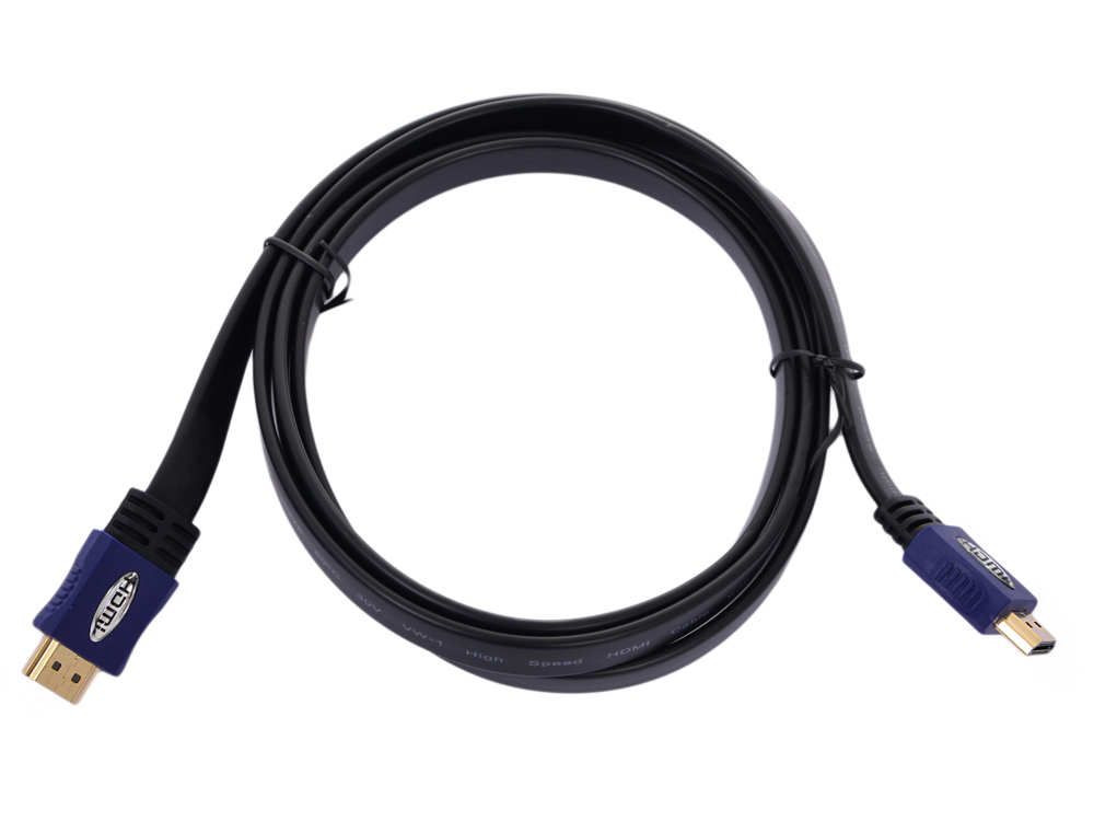 

Кабель HDMI 19M/M Ver1.4 W/Ethernet/3D Telecom CG540D\w\p-3M плоский