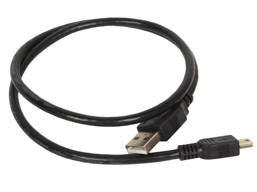 

Кабель miniUSB Orient MU-206 черный Am - mini-Bm (5pin), 0.6 м