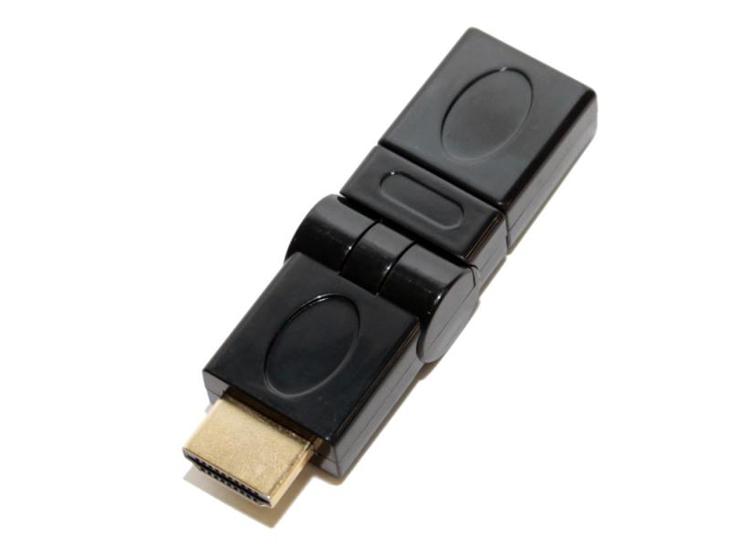 Переходник HDMI M-HDMI F 5bites HH1004G черный поворотный позолоченные контакты Переходник HDMI M-HDMI F 5bites HH1004G черный поворотный позолоченные контакты
