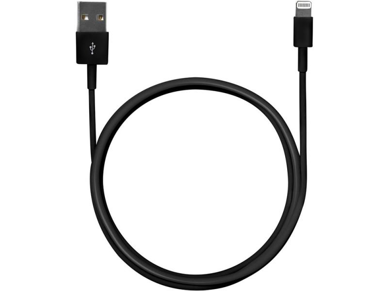 Кабель Deppa USB - 8-pin Lightning для Apple, MFI, 1,2 м., черный