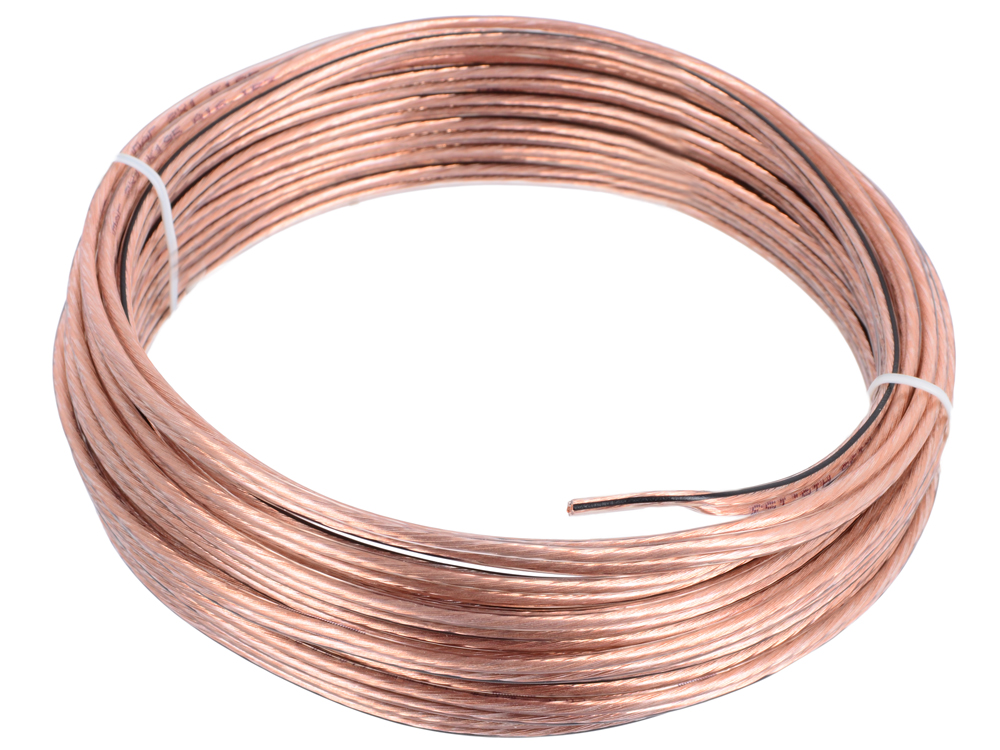 

Акустический кабель Cablexpert CC-TC2x1,0-10M, прозрачный, 10 м, бухта