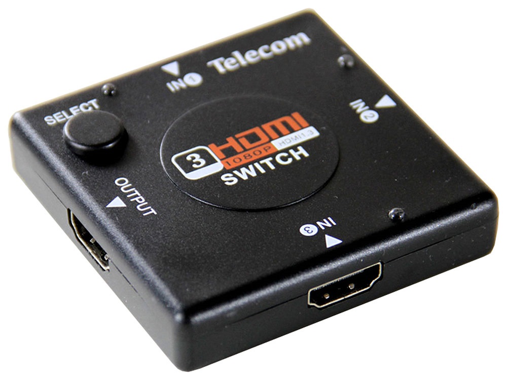 

Переключатель HDMI 3 - 1 Telecom TTS6030