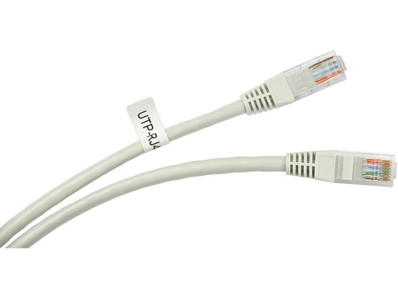 

Патч-корд 5E категории UTP с RJ45 серый 1м