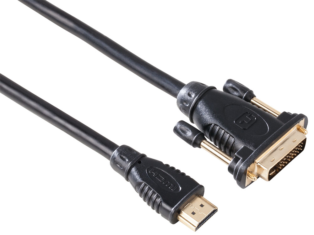 

Кабель HDMI-DVI/D 2.0м позолоченные штекеры черный H-34033