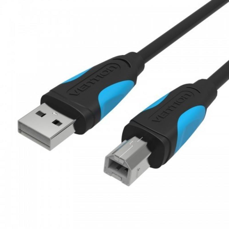 

Кабель USB 2.0 AM-BM 1.5м Vention VAS-A16-B150 черный