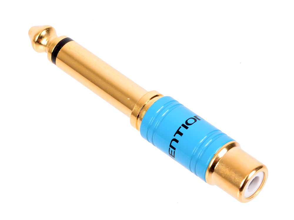 

Переходник Vention VDD-C03 6.35 Jack (M) - RCA (F)
