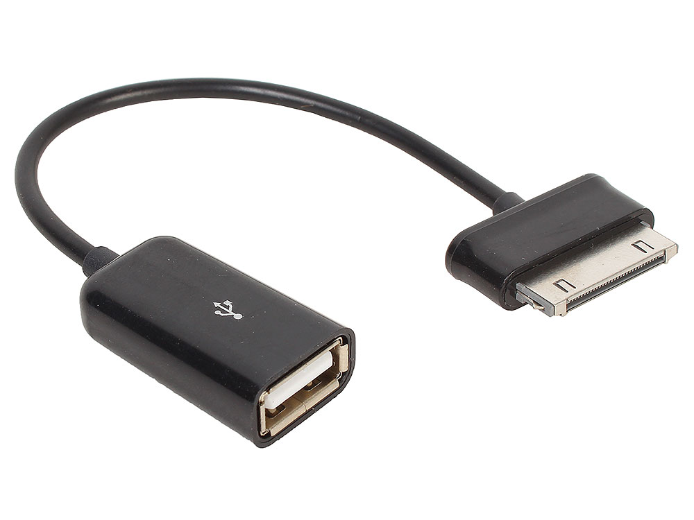 Кабель-переходник OTG Samsung 30pin - USB-Af 0,15m VCOM (CU277)