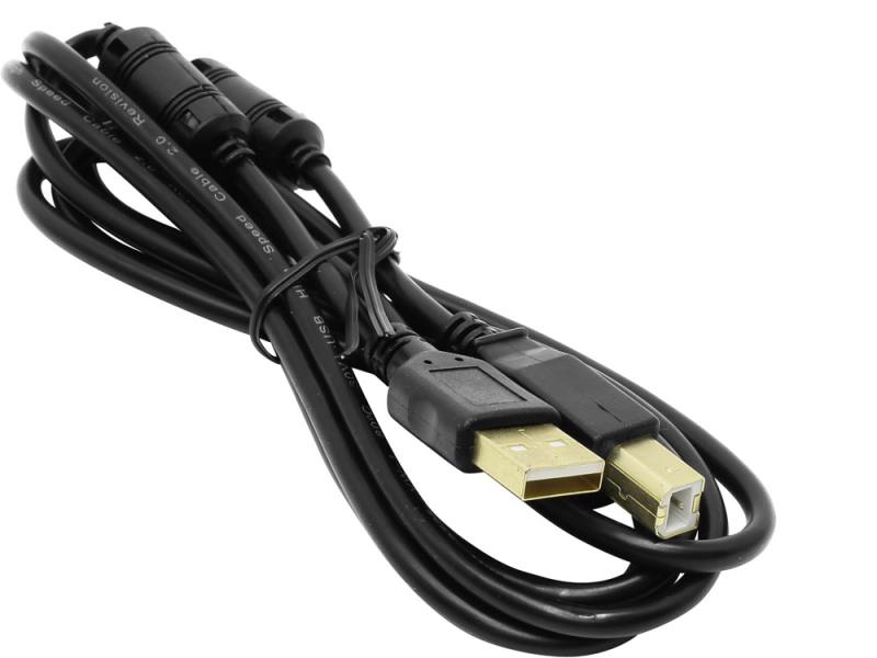 Кабель проф. 5bites UC5010-018A EXPRESS USB2.0 / AM-BM / FERRITES / 1.8M / BLACK Кабель проф. 5bites UC5010-018A EXPRESS USB2.0 / AM-BM / FERRITES / 1.8M / BLACK