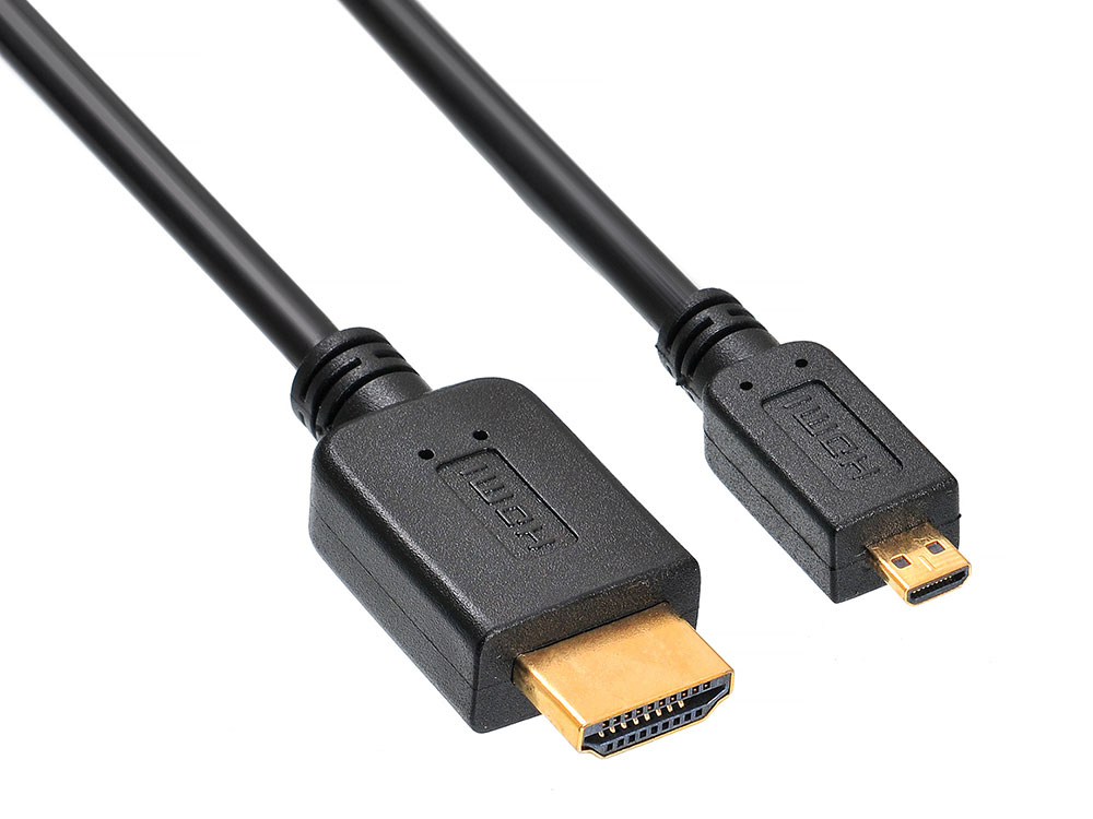 

Кабель HDMI - microHDMI 3.0м Buro MICROHDMI-HDMI-3 черный