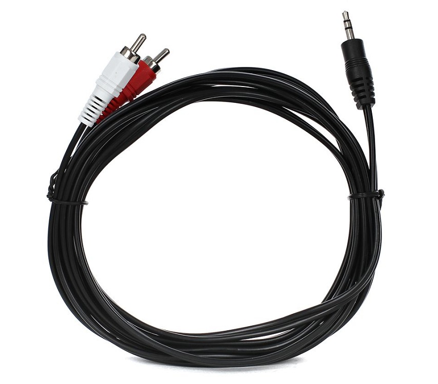 

Кабель Telecom Jack 3.5 (M) - 2xRCA (M) VCOM VAV7183-3M