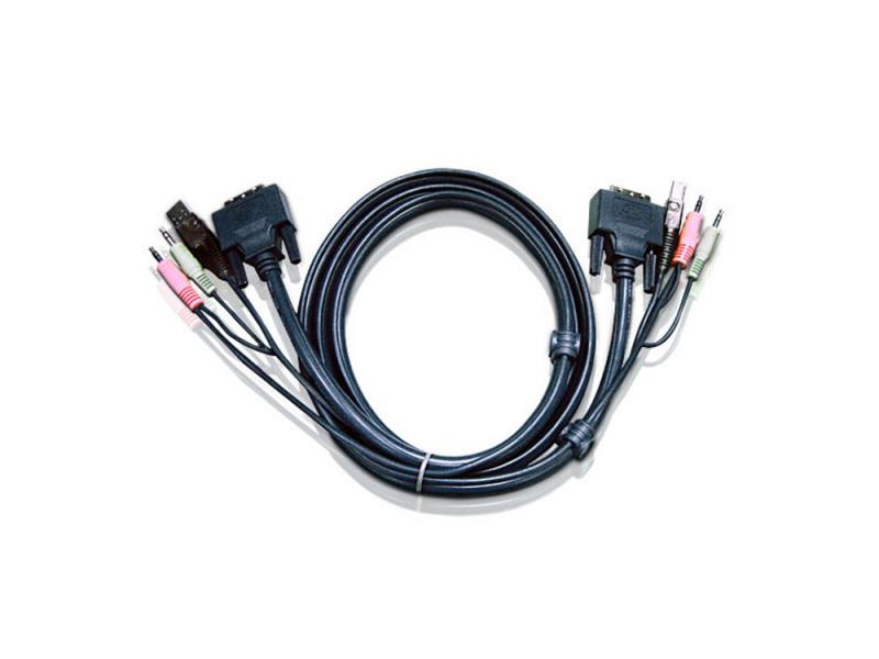 

Кабель ATEN 2L-7D03UD DVI/USB B/MC.SP-DVI/USB A 3м