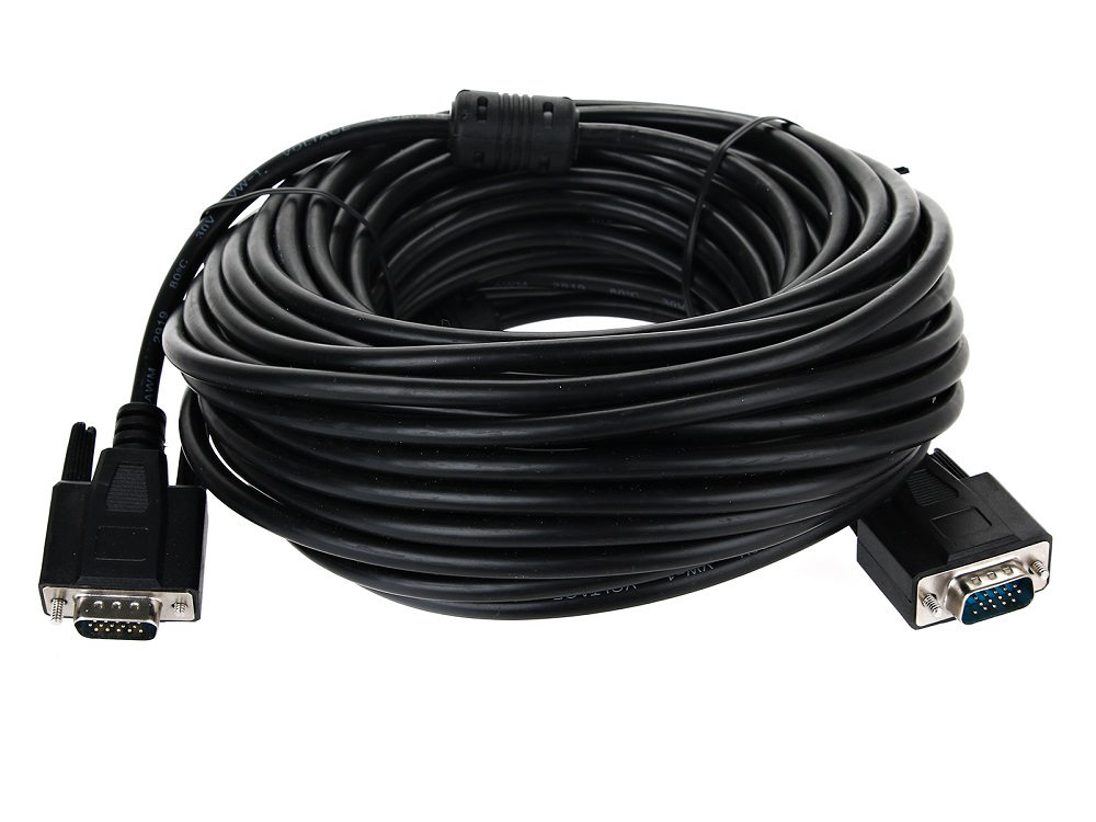 

Кабель VGA Ningbo QCG341AD-15M черный 15 м 2 фильтра