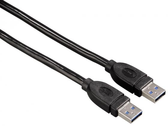 

Кабель соединительный USB 3.0 AM-AM 1.8м Hama экранированный черный H-54500