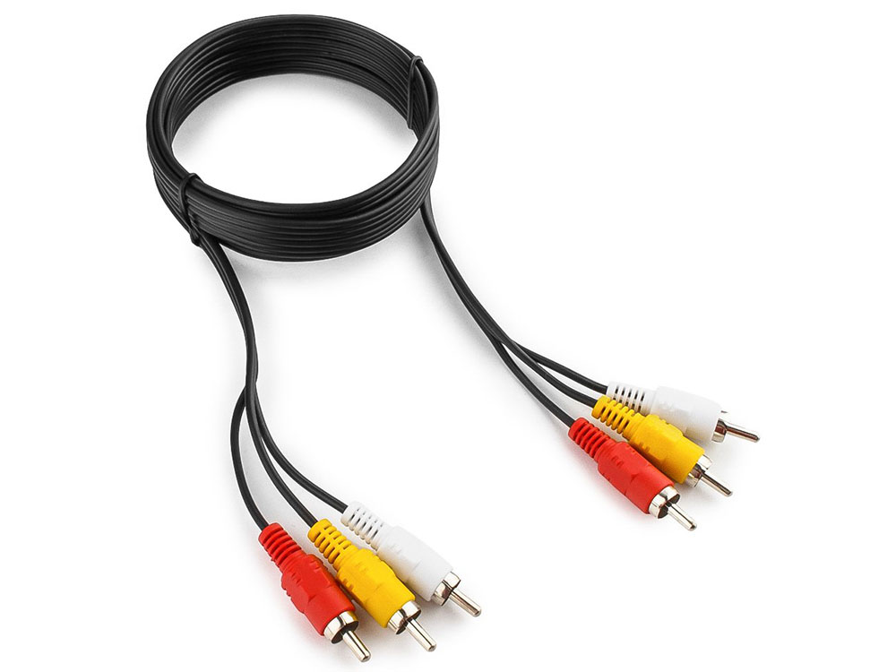 

Кабель соединительный 1.8м Gembird 3xRCA-3xRCA CCV-539