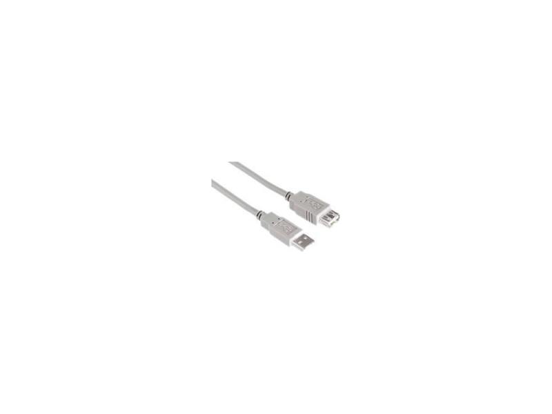 

Кабель удлинительный USB 2.0 AM-AF 2.5м Hama серый H-53726