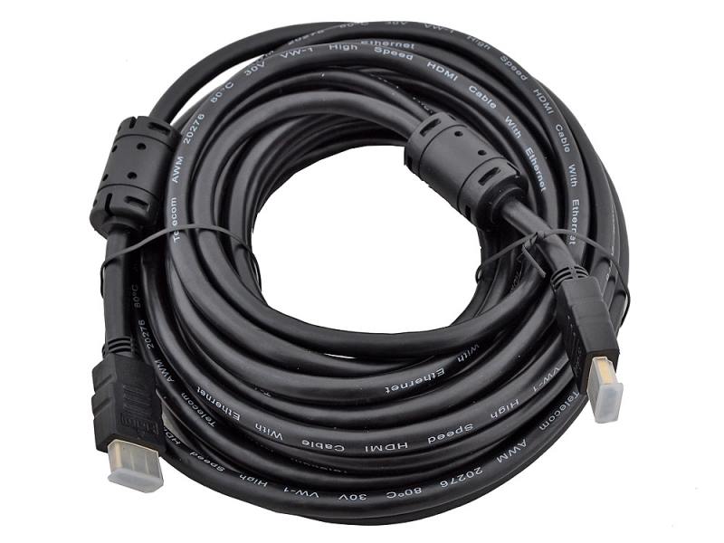 

Кабель HDMI 10м VCOM Telecom v1.4b W/Ethernet/3D CG511D-10M 2 фильтра с позолоченными контактами