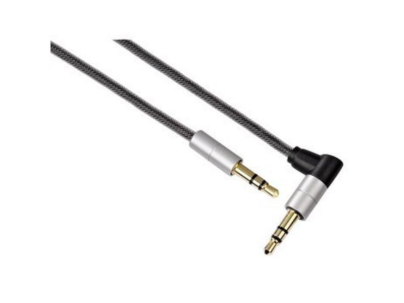

Кабель соединительный 0.75м Hama AluLine 3.5 Jack (M) - 3.5 Jack (M) позолоченные контакты черно-сер
