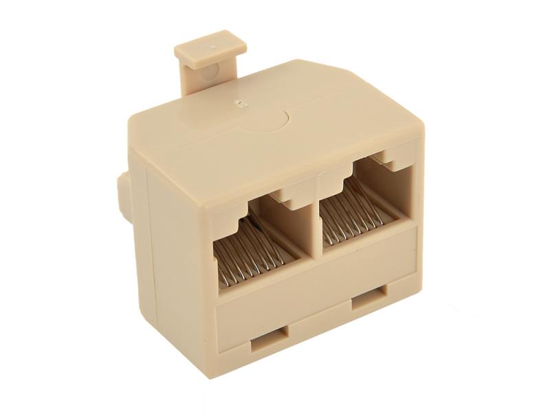 

Переходник-разветвитель 8P8C Plug/2-8P8C Jack VCOM <VTE7714>