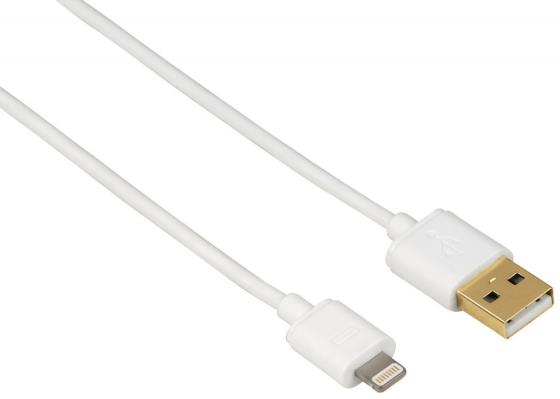 Кабель Hama H-54567 Lightning MFi-USB 1.5м для Apple iPhone 5/5c/5S/6+ для Apple iPad 4/mini/Air бел
