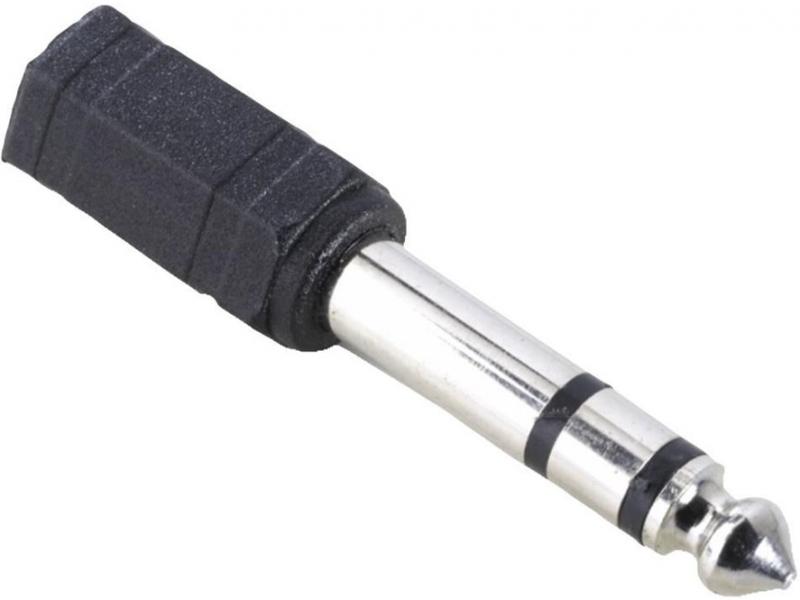 

Адаптер Hama H-43368 3.5 мм Jack (f) - 6.3 мм Jack (m) стерео черный