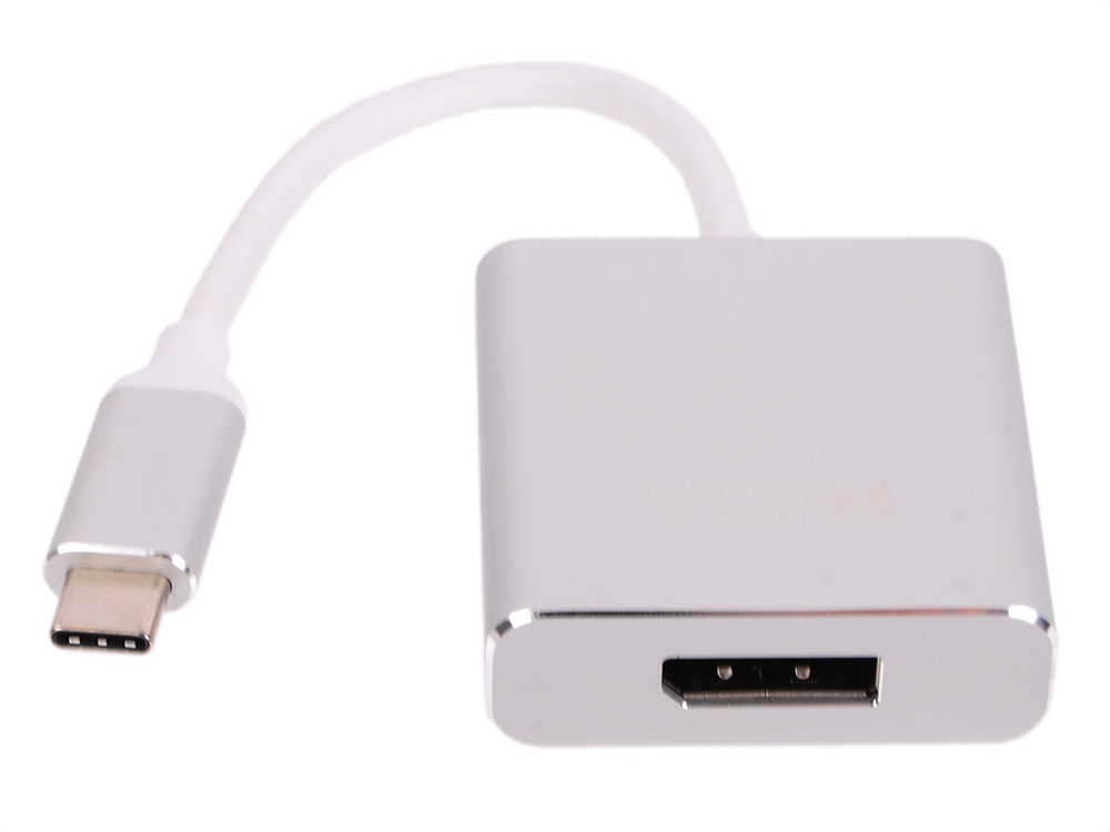 

Кабель-адаптер USB 3.1 Type-Cm --> DP(f) 3840x2160@30Hz, 10Gbps , 0,15m VCOM <CU422M>