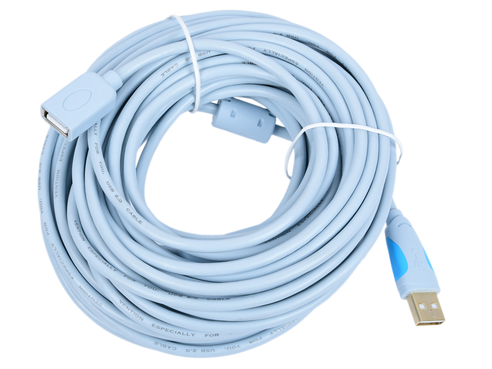 

Кабель удлинительный USB 2.0 AM-AF 15.0м Vention VAS-C01-S1500 с усилителем